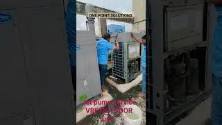 VRF Outdoor jet pump service #VRF #jetpump #service #kolkata #acservicing #aircon #ac #bestac