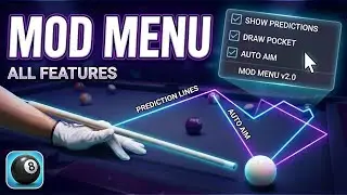 8 Ball Pool Mod Menu 2026: Auto Aim, Show Predictions & Draw Pocket
