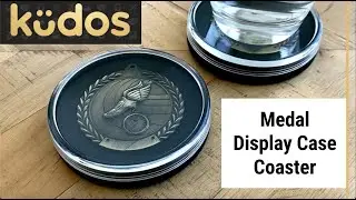 Kudos Medal Display Case Coaster