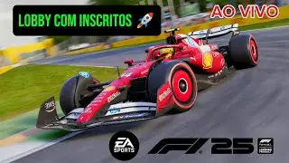 FORMULA 1 2025 - ONLINE COM OS INSCRITOS + ENTREI NA EQUIPE ARM 🔥 (G29 RMS V2)