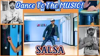 Salsa Musicality Examples: Clave - Conga - Maraca - Cow Bell - Guiro - Guitar! #salsamusicality