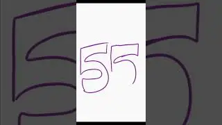 number 55#number #drawing #alphabet #25thjune #art #draws #june25 #subscribe #draw #drawn #june25th