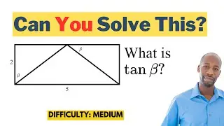 Can You Solve This? | Math Challenge | What is tangent of the angle?