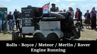 Rolls Royce / Meteor / Rover / Merlin Engine Running