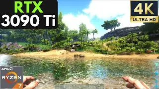 ARK Survival Evolved: RTX 3090 Ti + Ryzen 7 5800X | 4K | Ultra Settings