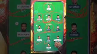 IND vs PAK Dream11 prediction Today #dream11prediction