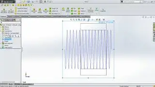 how to make internal thread by using solid works 2015   
