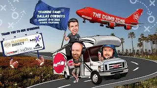 DZ 8-14-25 | Our night in Malibu and Sam Williams live in the tent from Cowboys Training Camp