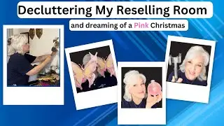 Decluttering My Vintage Etsy Reselling Room and Dreaming Of A Pink Christmas
