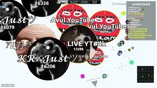 AGAR.IO GAMEPLAY WITH 100 BOTS #1 || OP-BOTS.COM