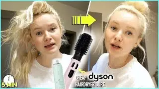 HOW I REFRESH GREASY, OILY, SECOND DAY HAIR IN 5 MIN | vlog