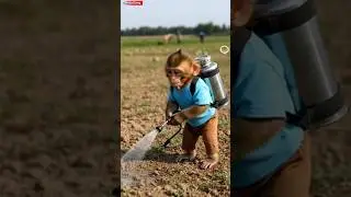 monkey helped beggars