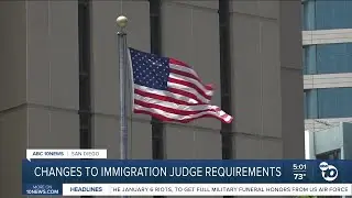 DOJ eases requirements for temporary immigration judges