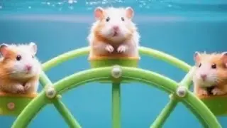 Let's support animals, baby hamsters are happy today, grow up well 😉🐹