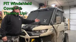 🛡️ Защита лобового стекла FIT для мотовездеходов и кемперов | Протестировано на Can-Am Defender!