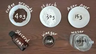 Coffee Grounds Based Bioplastic Making Procedure
