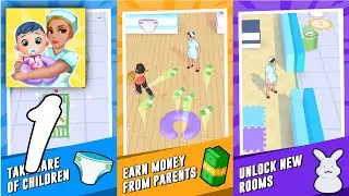 Childcare Master Gameplay Walkthrough #1 (Android, IOS)