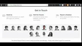 vimeo support