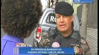 BH: persegui&ccedil;&atilde;o termina em batida e duas pessoas presas