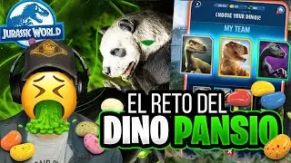 VOMITO 🤮 El RETO DINO-PANSIO! PvP vs ABlistering, Fritopia Go y Trafalgar | Jurassic World Alive