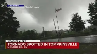 Tornado spotted in Tompkinsville