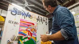 He started at an old Waldo bar. Now this NOLA artist paints music greats &mdash; and Chiefs