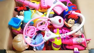 Satisfying with Unboxing  Collection Minnie mouse Toys, Pink Doctor Set, care Set Review | ASMR