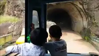 Idukki dam open and trip on the top of dam - Exclusive video | bus entering through cave