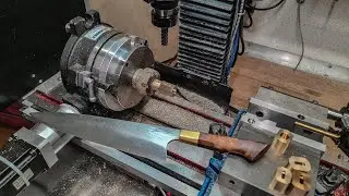 Knife handles with DIY CNC Part 1 Milling Metal Bolsters
