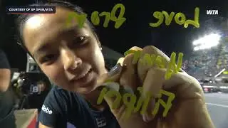 Alex Eala sends love to Brazilians