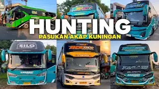Hunting di Tempat Keramaian, Disinilah Pasukan Bus AKAP Kuningan di Berangkatkan