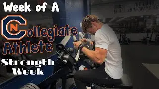 Week of a COLLEGIATE TRACK ATHLETE: Strength Week