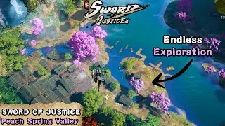 Sword of Justice &ndash; Exploring Peach Spring Valley (First Area Gameplay + Commentary) VajraTitanGaming