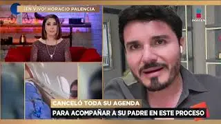 Horacio Palencia devastado por el tumor cancer&iacute;geno que se le detect&oacute; a su padre