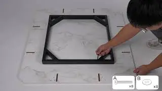1.2m Foldable Round Dining Table Installation Video