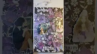 Black and Purple Theme Scrapbooking 🖤💜 | Relaxing ASMR ✨ #scrapbooking #minivlog #asmr