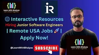 🌐 Interactive Resources #Hiring Junior Software Engineers | #Remote USA Jobs 🚀 | #Apply Now!