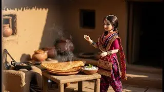 Tiny Doll Cooking Street Style Dosa 🥞 | Mini Indian Village Life ASMR