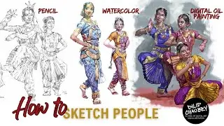 From Pencil to Digital | Celebrating Onam Through Art | Dilip Chaubey School of Art