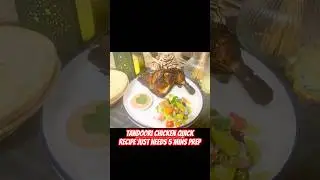 Charred & Delicious: Tandoori Chicken Recipe just need 5 mins for prep #tandoorichicken #food #quick