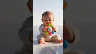 Baby Playing with Colorful Toy | Cute Smile | Baby | BABYGHAR TV #shorts #baby #viral #cute #toys
