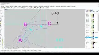Tangent Handrailing the ordinate method Part 2