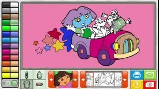 Nick Jr  Coloring Book Dora the Explorer