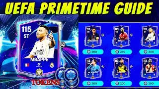How to Claim UEFA Tokens | First 115 Cards in FC Mobile | UEFA primetime Guide 