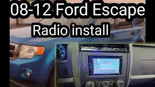 08-12 Ford Escape radio installation 