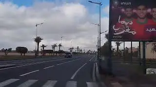 جولة ممتعة مع امطار خير بالمدينة حمراء مراكش