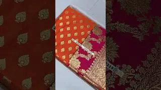 🛍️✨Pure zari waving soft and silk wedding spacial banarasi saree 💫❣️#ytshorts #zari #fashion #saree