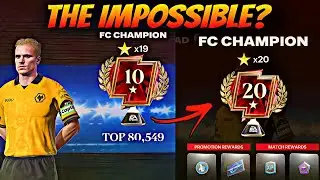 First Time Gonna Reach FC Champions 20 Stars 🥵🔥| Intense Grinding Gamplay - FC Mobile 