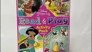 9781839036361 Disney Princess Read & Play Activity Pack Stickers Poster For Children