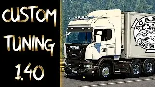 ETS2 1.40 SCANIA CUSTOM TUNING MOD V8 SOUND Download